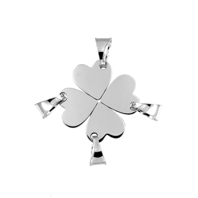 Clever Gioielli Set Argento 925 Con Ciondolo Fata E Catena Venezia 42 Cm: Fatina Con Ali Aperte, Rodiato, Confezione Regalo
