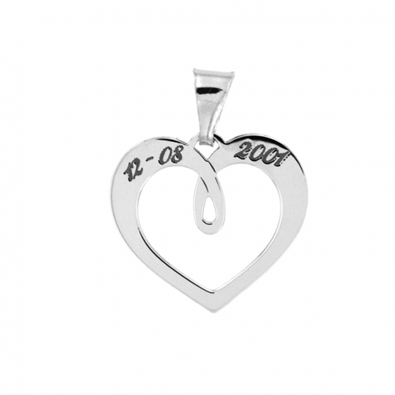 81stgeneration Orecchini Pendenti A Cuore In Argento 925 - Lisci Con Gancio, Ipoallergenici, Regalo Romantico