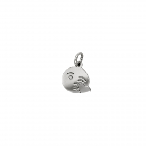Charm Emoji Whatsapp in argento 925