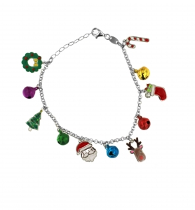 Bracciale Natale in argento 925 