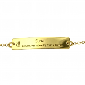 Bracciale/collana nascita 
