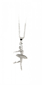 YAFEINI Collana Per Ginnasta In Argento 925 Con Ciondolo Ginnasta Origami - Regalo Ragazze E Donne