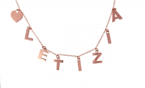 Collana Arial Black da 6 a 8 lettere | Argento 925