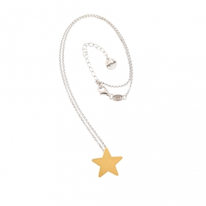 Collana con ciondolo a forma di STELLA, in argento 925.