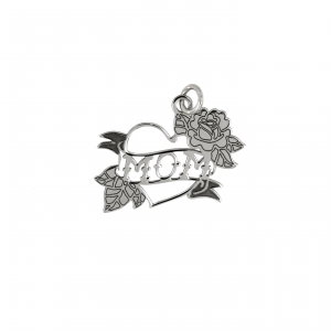 Charm  I love Mom  traforato 