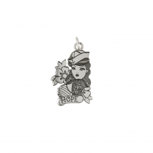 Charm pin-up hope 