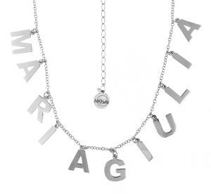 Collana Arial Black da 9 a 11 lettere | Argento 925