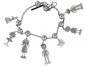 Bracciale da comporre con i charm MY FAMILY 